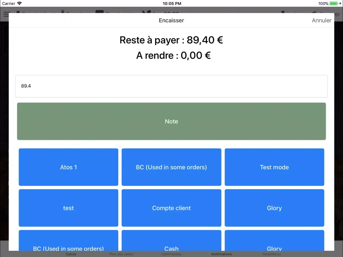 Zrzuty ekranu Papyrus POS iPad 