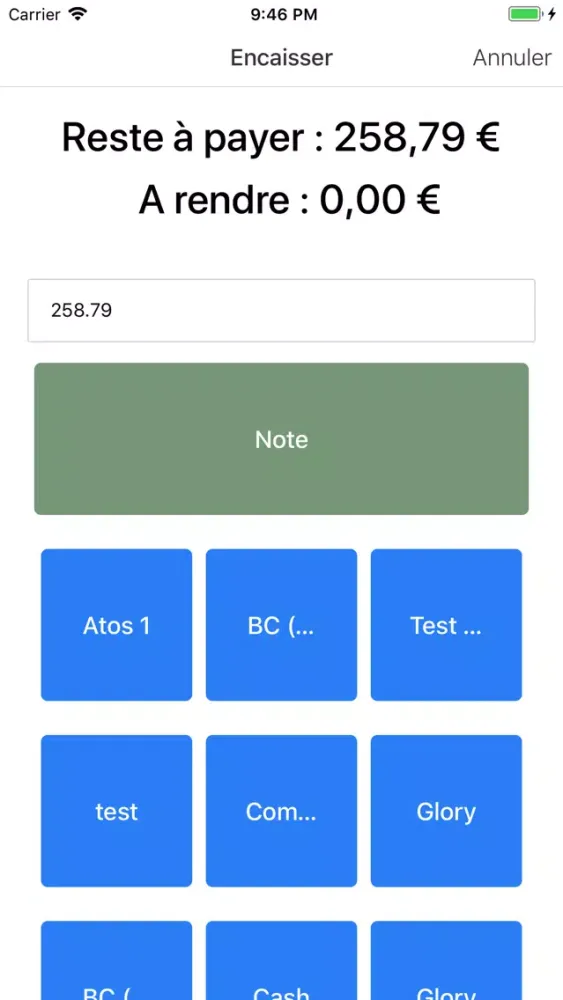 Zrzuty ekranu Papyrus POS
