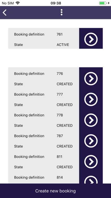 Camco Vehicle Booking System Screenshots