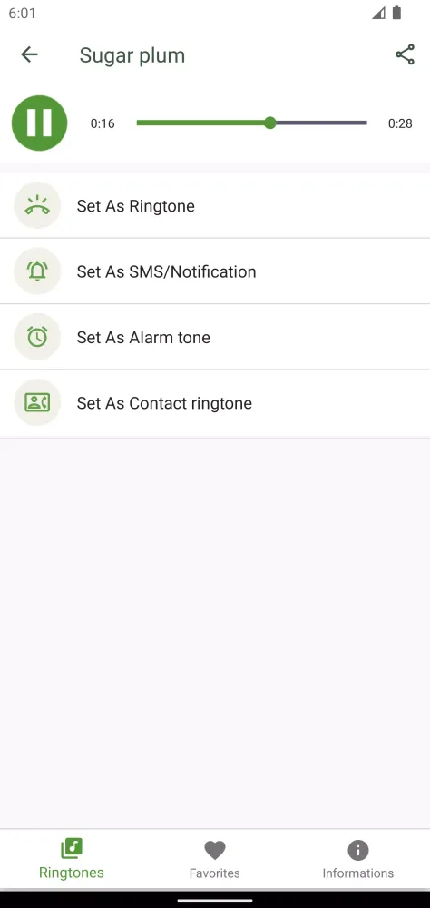 Captures d'écran de Christmas ringtones
