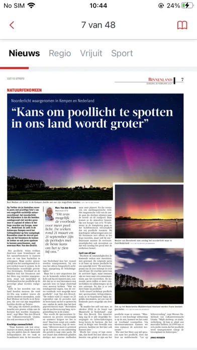 Скриншоты Gazet van Antwerpen