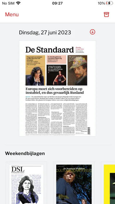 Screenshot di DS Krant