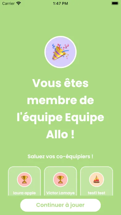 AILG App Soirée Screenshots