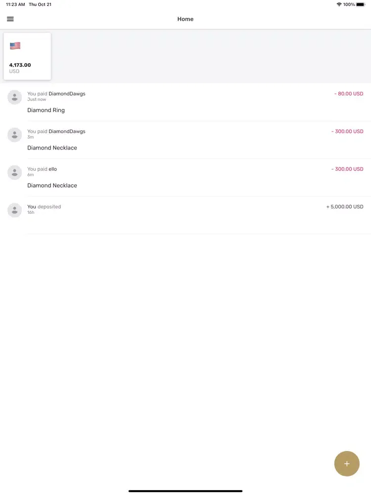 Capturas de pantalla de DiaPay iPad 
