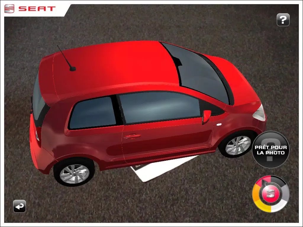 ภาพหน้าจอของ Seat Mii AR iPad 