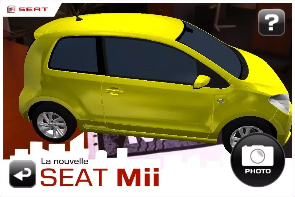 ภาพหน้าจอของ Seat Mii AR