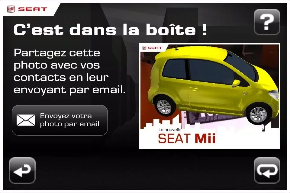 ภาพหน้าจอของ Seat Mii AR