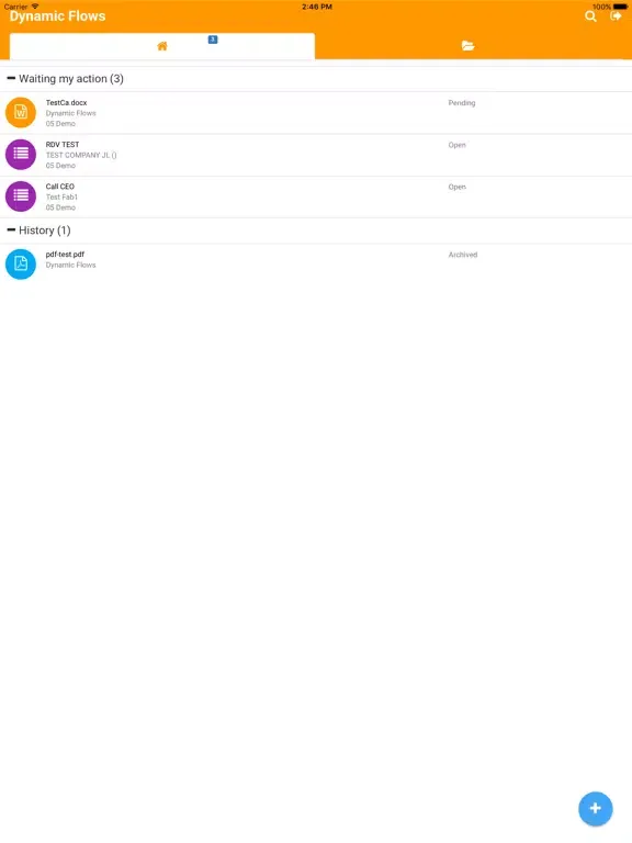 Dynamic Flows iPad 應用截圖