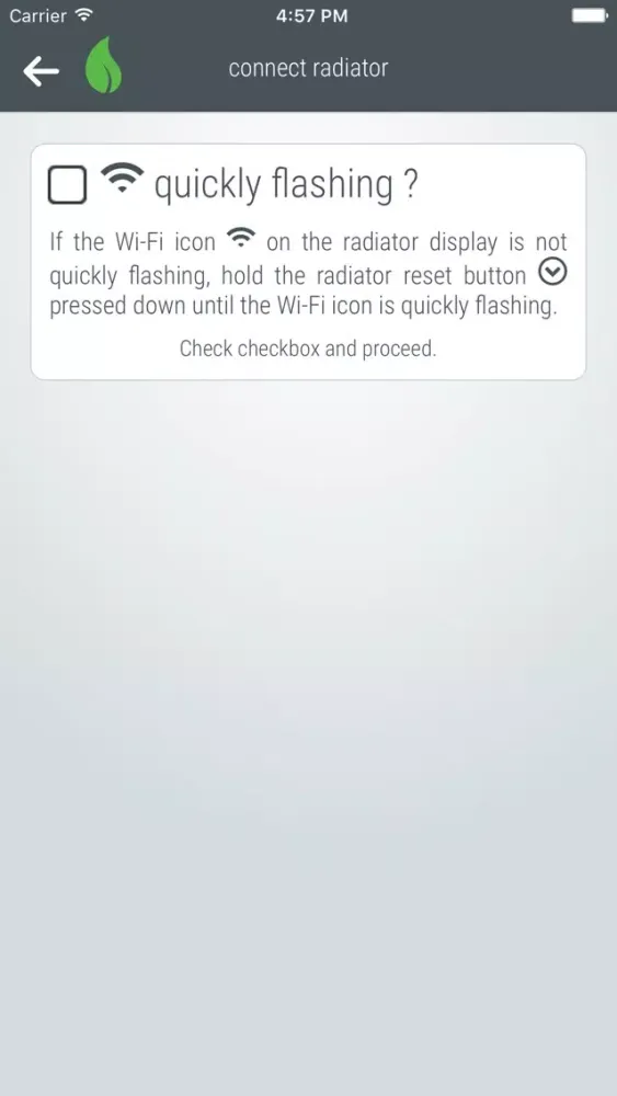 ภาพหน้าจอของ EEPC radiator controller