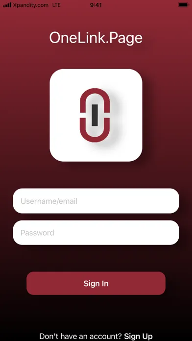 ภาพหน้าจอของ OneLink.Page