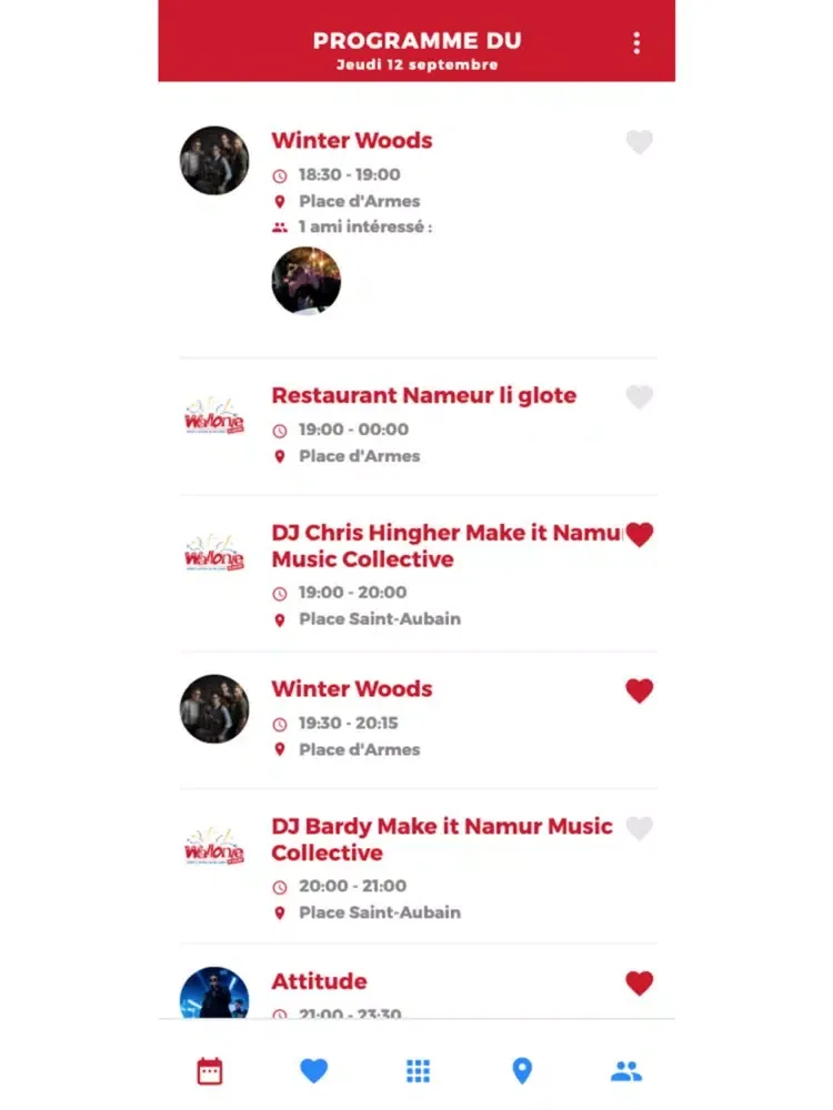 Capturas de tela do Fêtes de Wallonie iPad 