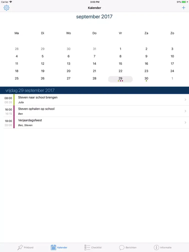 Keep in Touch - KiT iPad  Screenshots