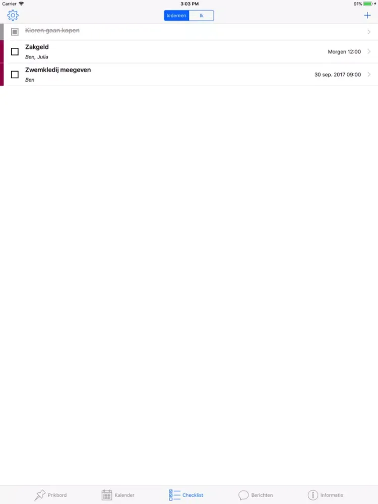 Keep in Touch - KiT iPad  Screenshots
