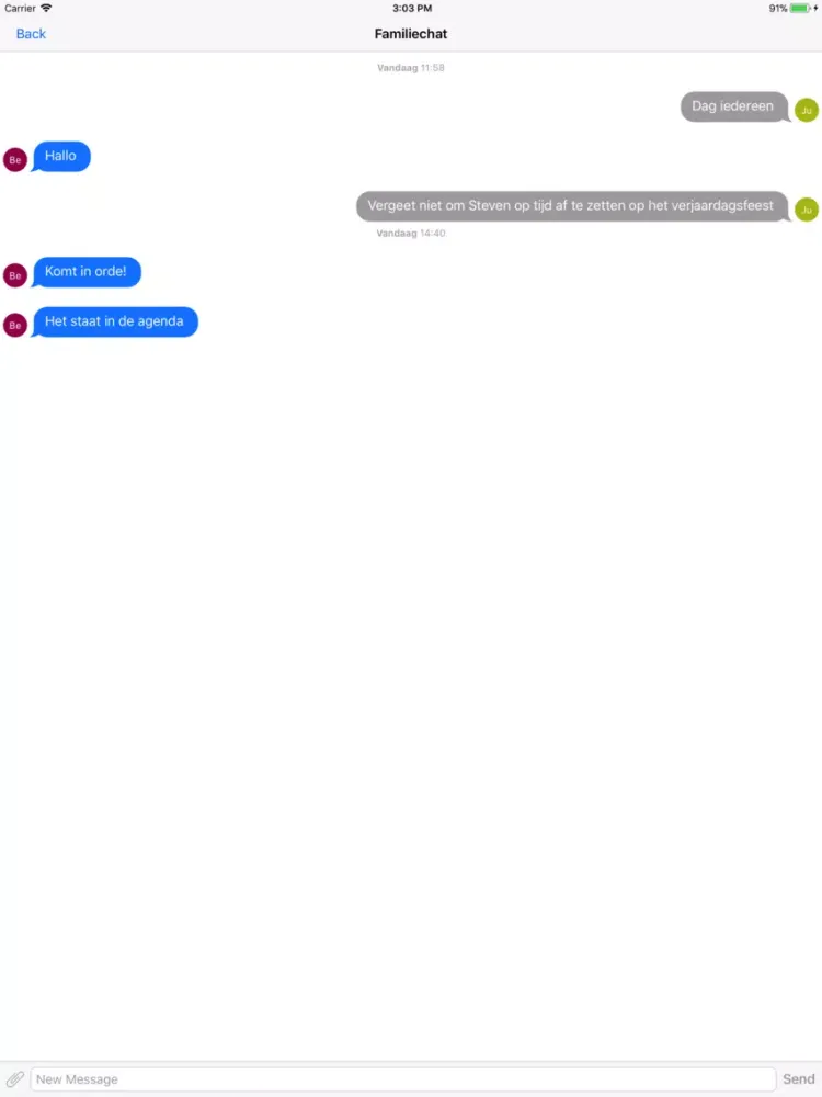 Keep in Touch - KiT iPad  Screenshots