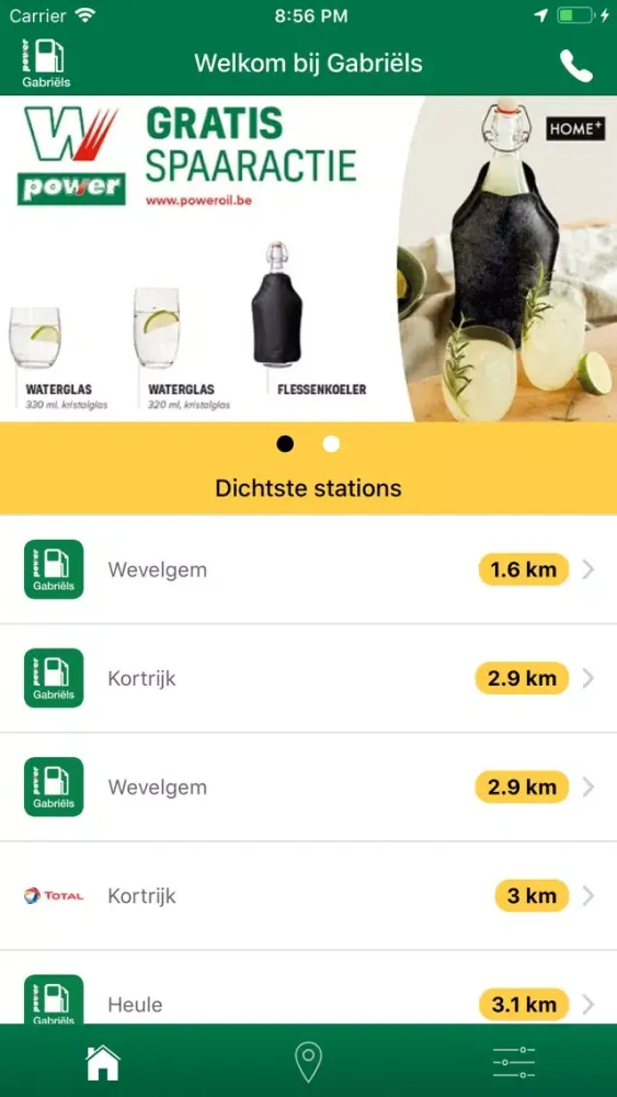 Ảnh chụp màn hình của Gabriëls stations
