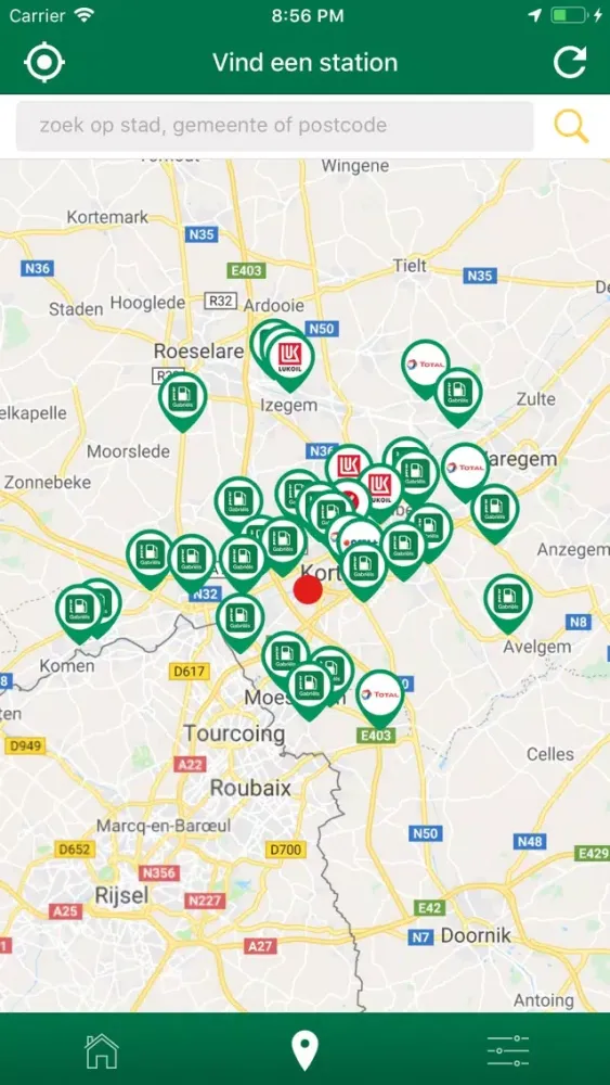 Ảnh chụp màn hình của Gabriëls stations