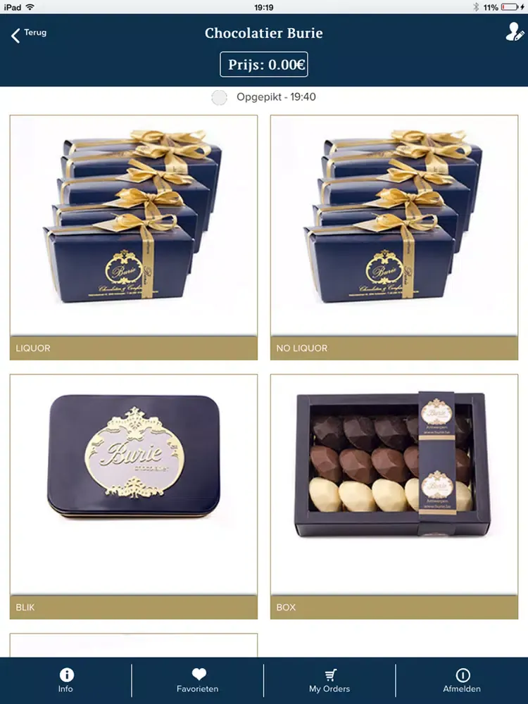 Burie Chocolatier iPad  Ekran Görüntüleri