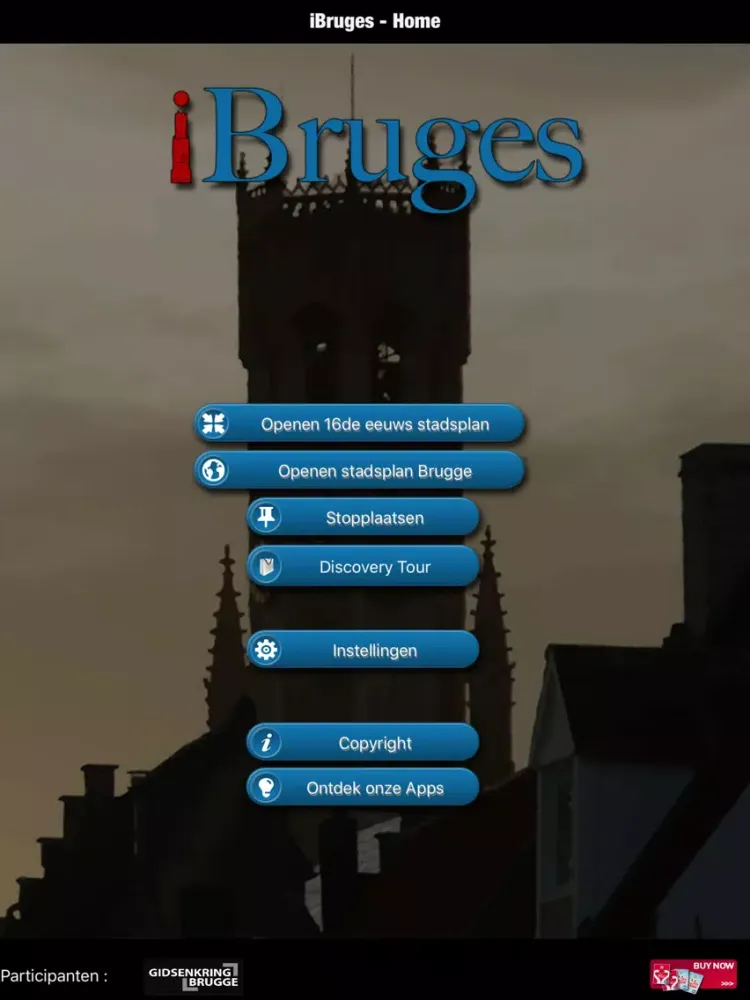 Capturas de pantalla de iBruges iPad 