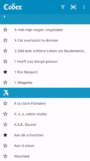 Studentencodex Screenshots