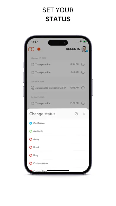 Mobile Office for Genesys スクリーンショット