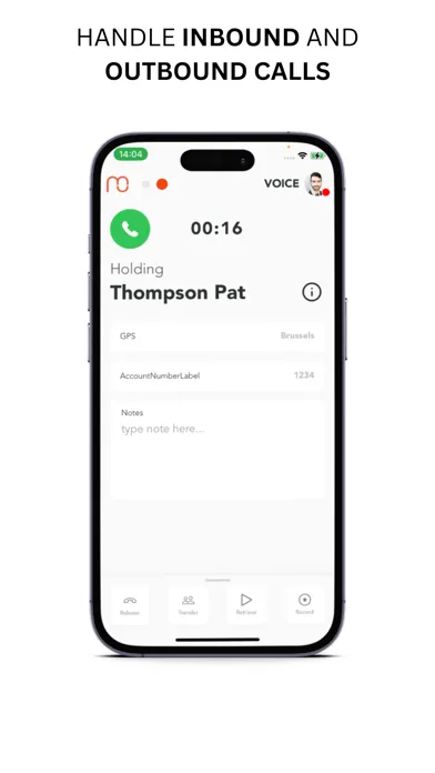 Mobile Office for Genesys スクリーンショット