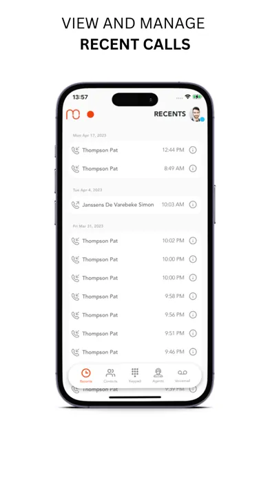 Mobile Office for Genesys スクリーンショット