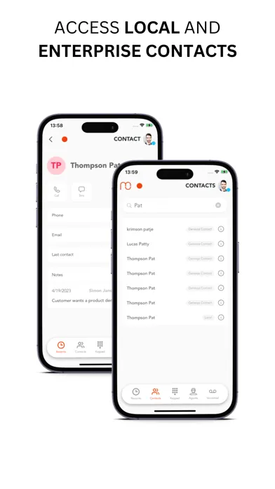 Mobile Office for Genesys スクリーンショット
