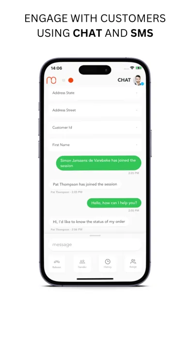Mobile Office for Genesys スクリーンショット