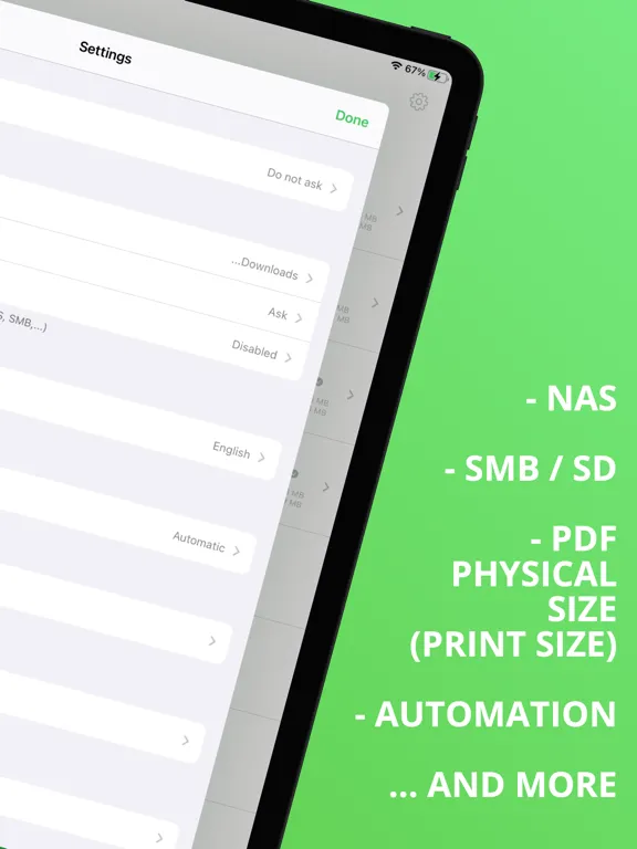 QuickScan Enterprise - OCR iPad  Screenshots
