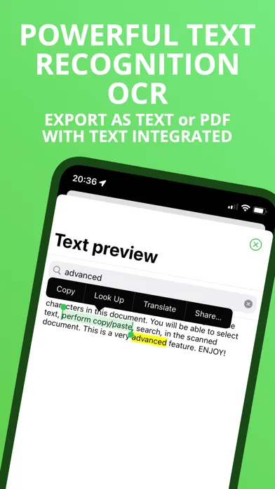 QuickScan Enterprise - OCR Screenshots