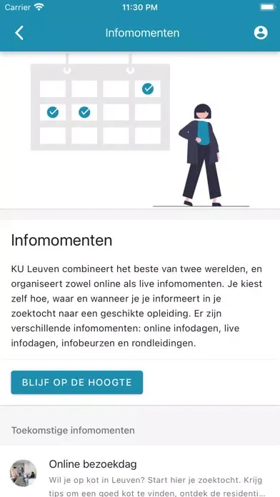 Ảnh chụp màn hình của KU Leuven events