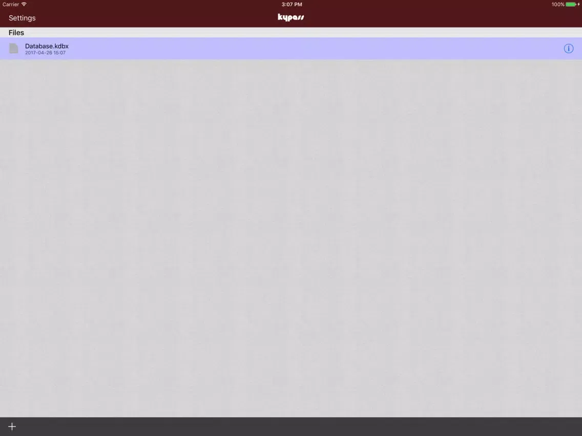 Скриншоты KyPass 3 - Keepass in sync iPad 
