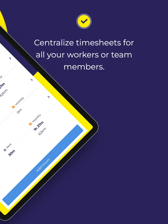 Captures d'écran de Lecot Connect Timesheets iPad 