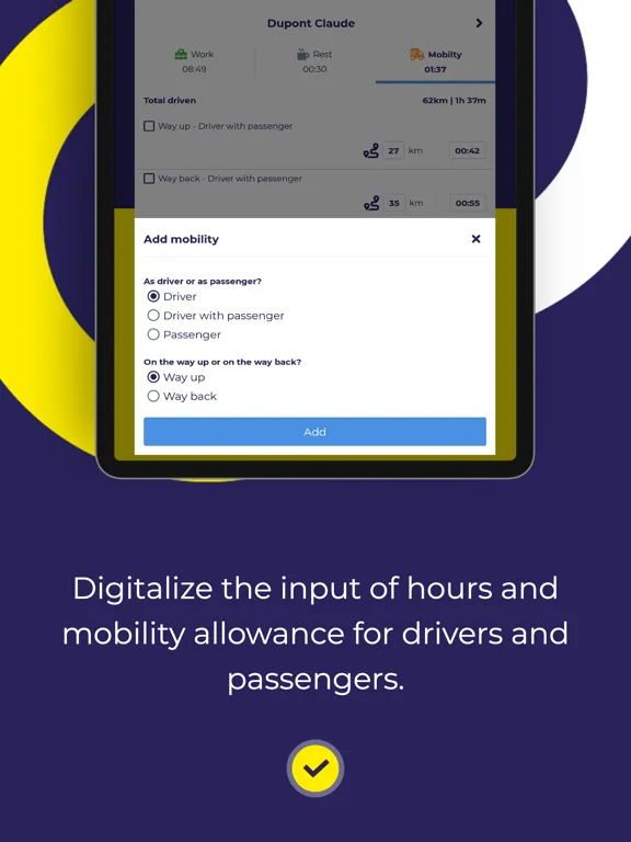 Captures d'écran de Lecot Connect Timesheets iPad 