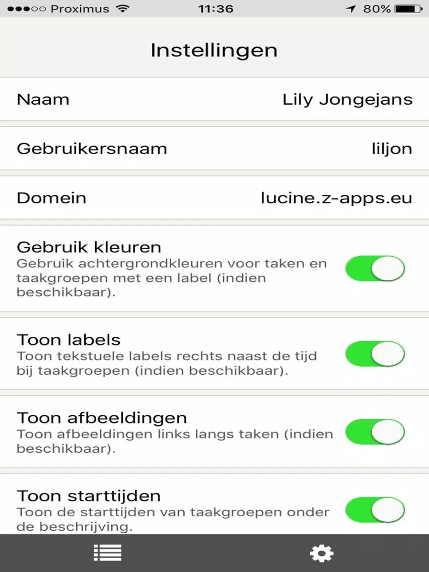 Tangkapan layar Doit - zapps iPad 