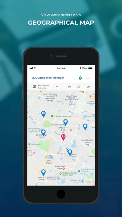MCS Mobile Work Manager Screenshots