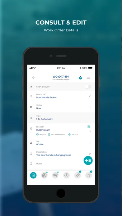 MCS Mobile Work Manager Screenshots