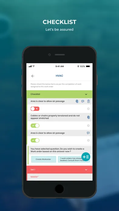 MCS Mobile Work Manager Screenshots