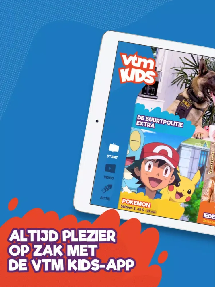 Tangkapan layar VTM KIDS iPad 
