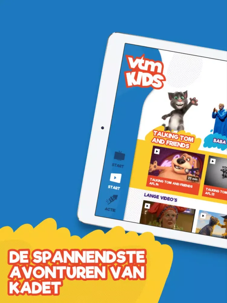 Tangkapan layar VTM KIDS iPad 
