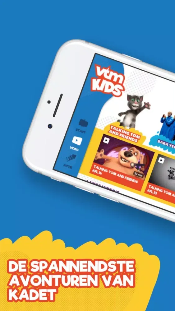 Tangkapan layar VTM KIDS