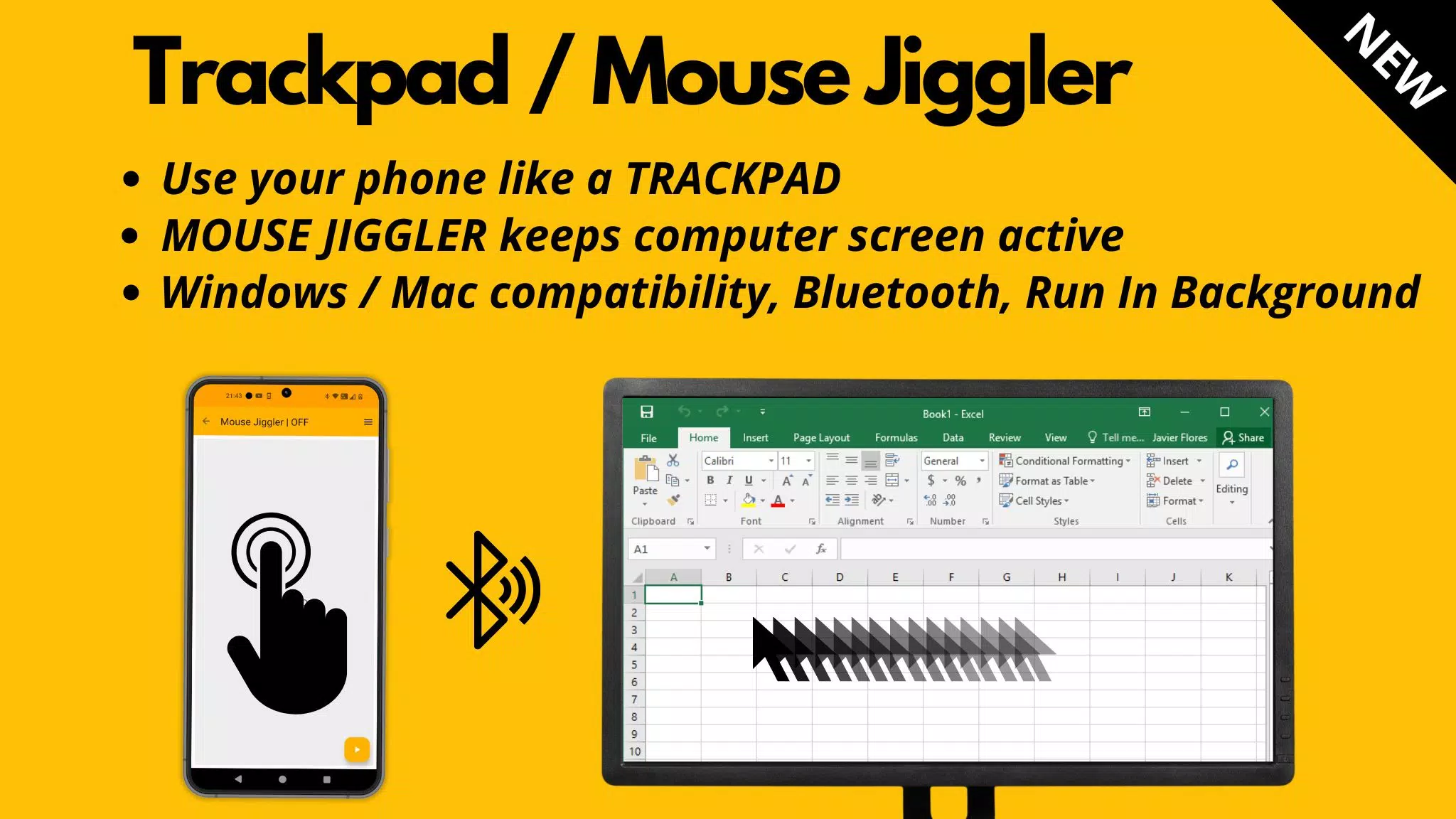 Touchpad / Mouse Jiggler Screenshots
