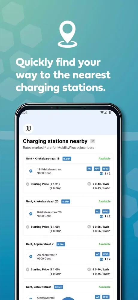 MobilityPlus app Screenshots