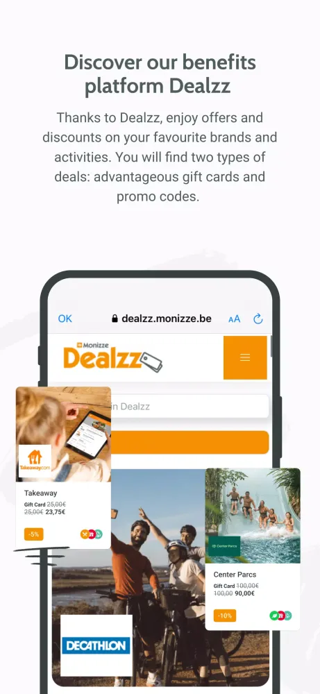 Monizze سکرین شاٹس