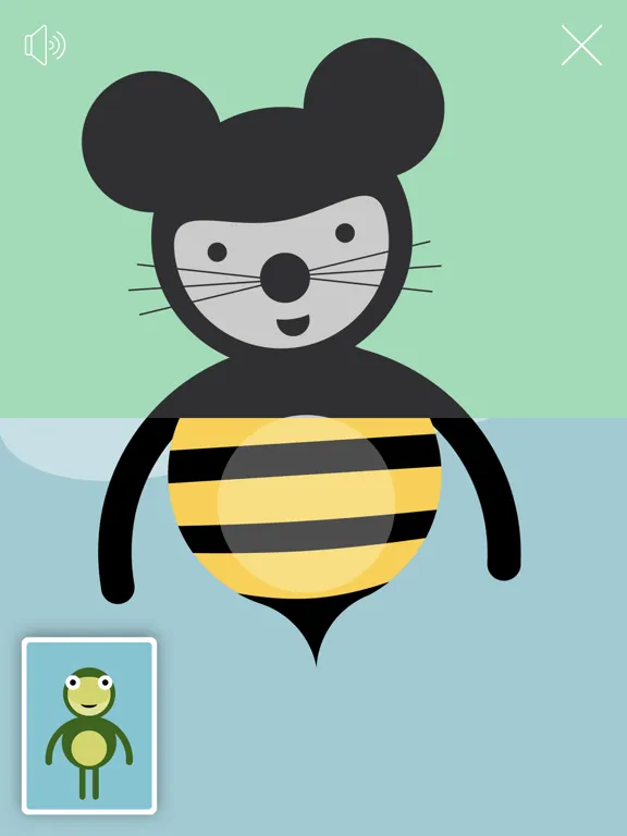 Tangkapan skrin Toddler Zoo - Mix & Match iPad 