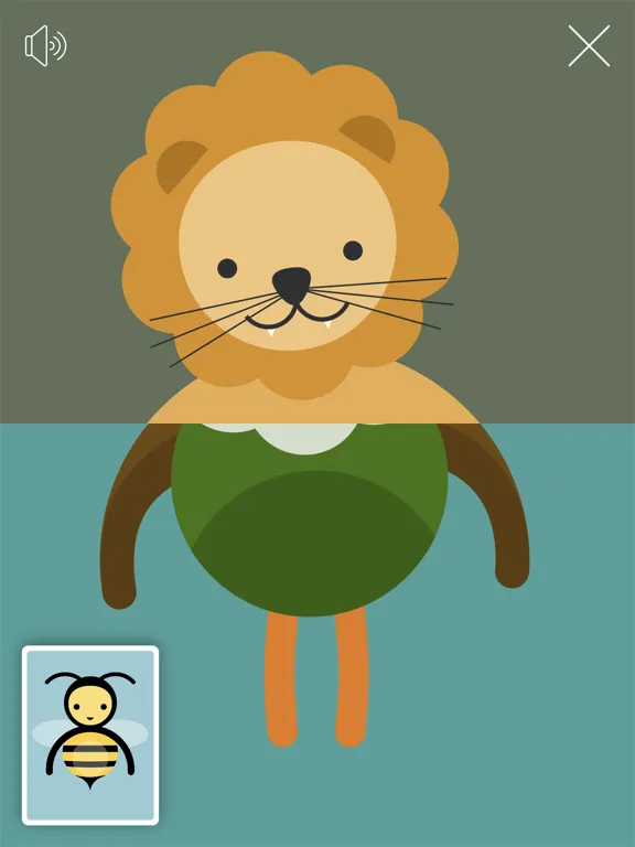Tangkapan skrin Toddler Zoo - Mix & Match iPad 