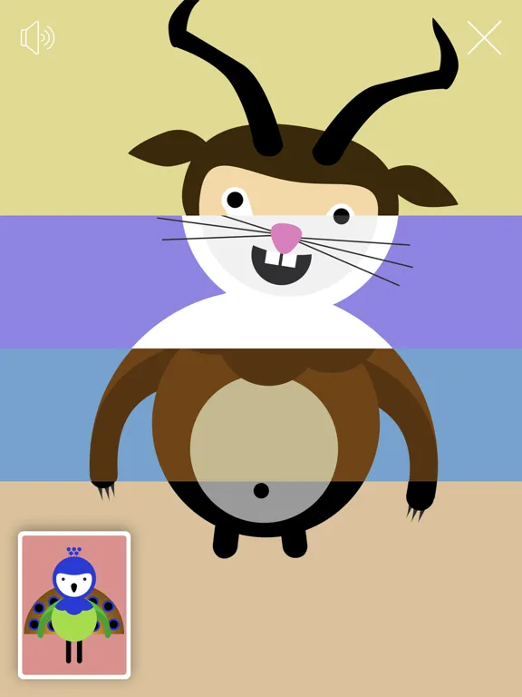 Tangkapan skrin Toddler Zoo - Mix & Match iPad 