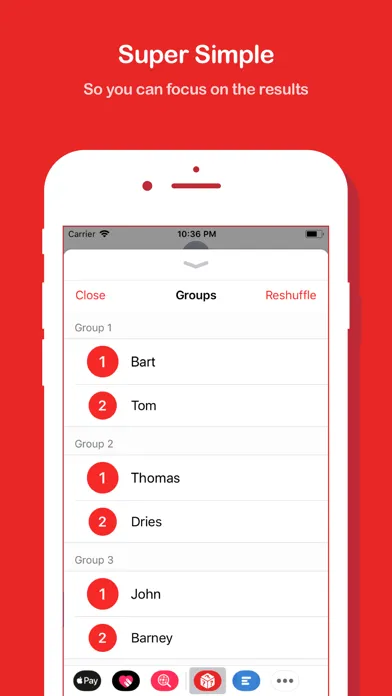 Screenshot di Random Select / Order / Group
