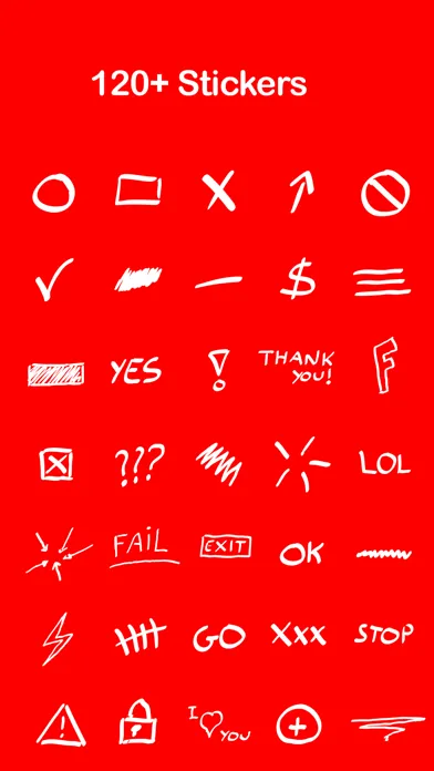 Tangkapan layar Marker & Highlighter Stickers