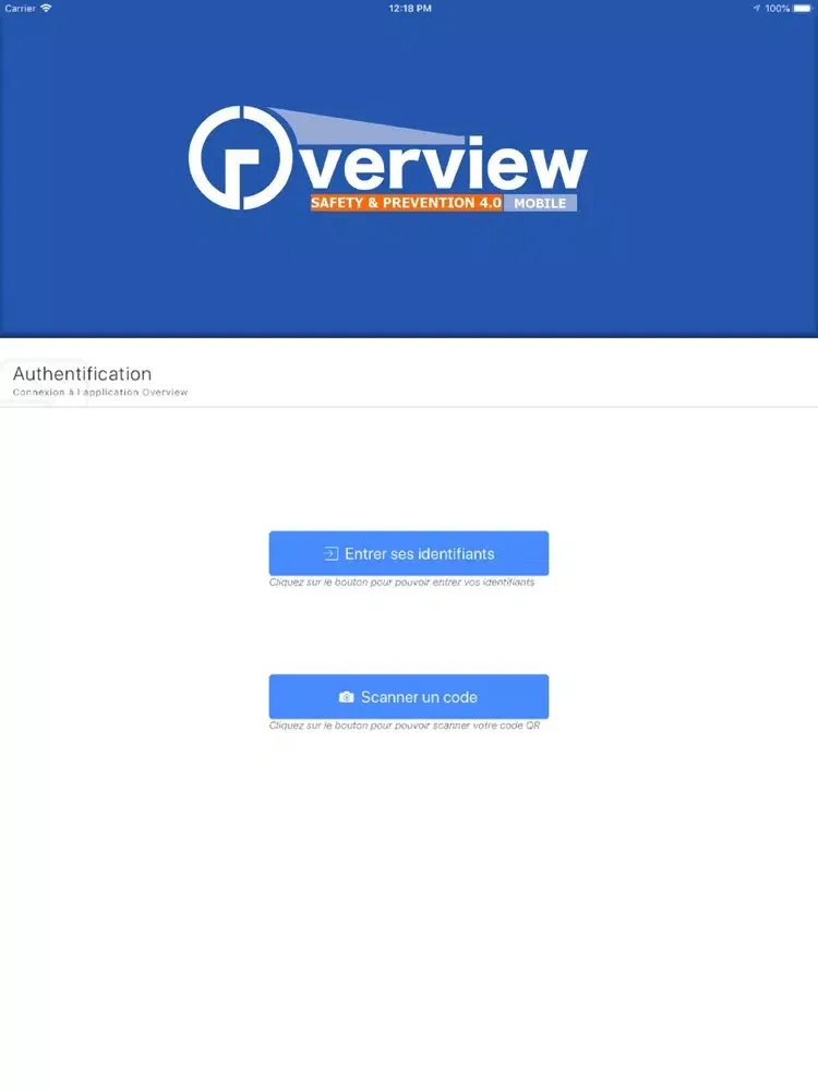 OVERVIEW MOBILE iPad  Screenshots